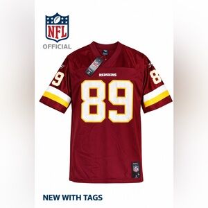 NWT NFL Reebok Washington Redskins Santana Moss #89 Jersey Men’s L Y2K